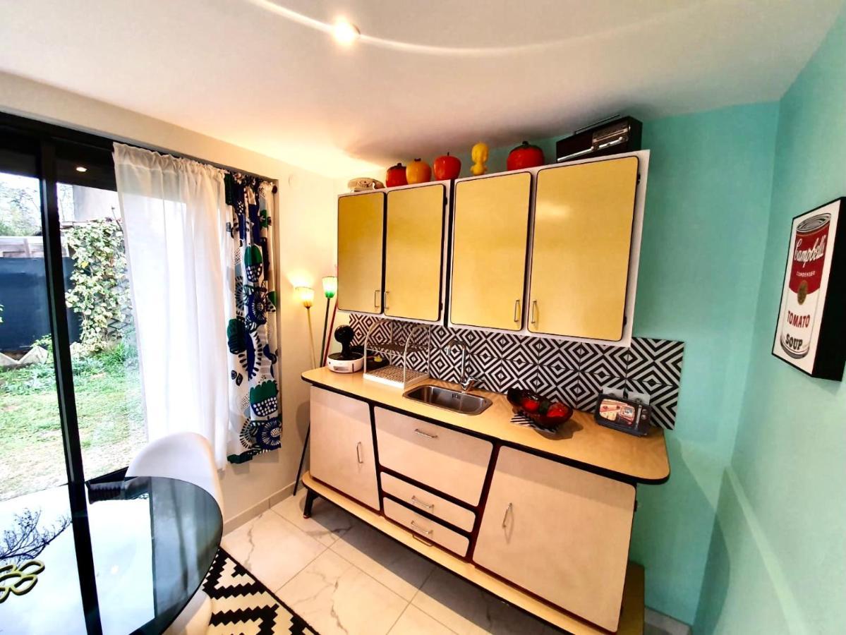 La Maison Pop Appartement Meuble Independant Avec Jardin Romans-sur-Isère Exteriér fotografie