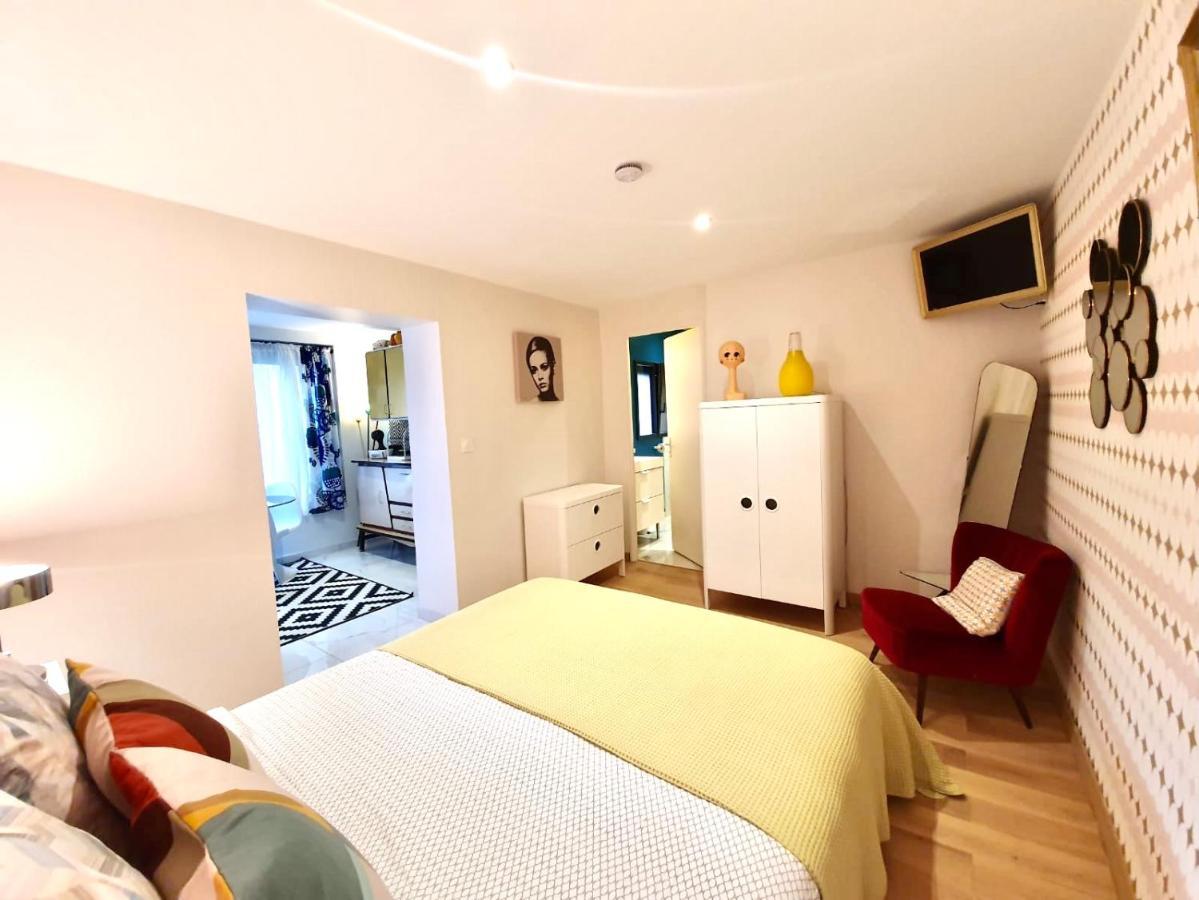 La Maison Pop Appartement Meuble Independant Avec Jardin Romans-sur-Isère Exteriér fotografie