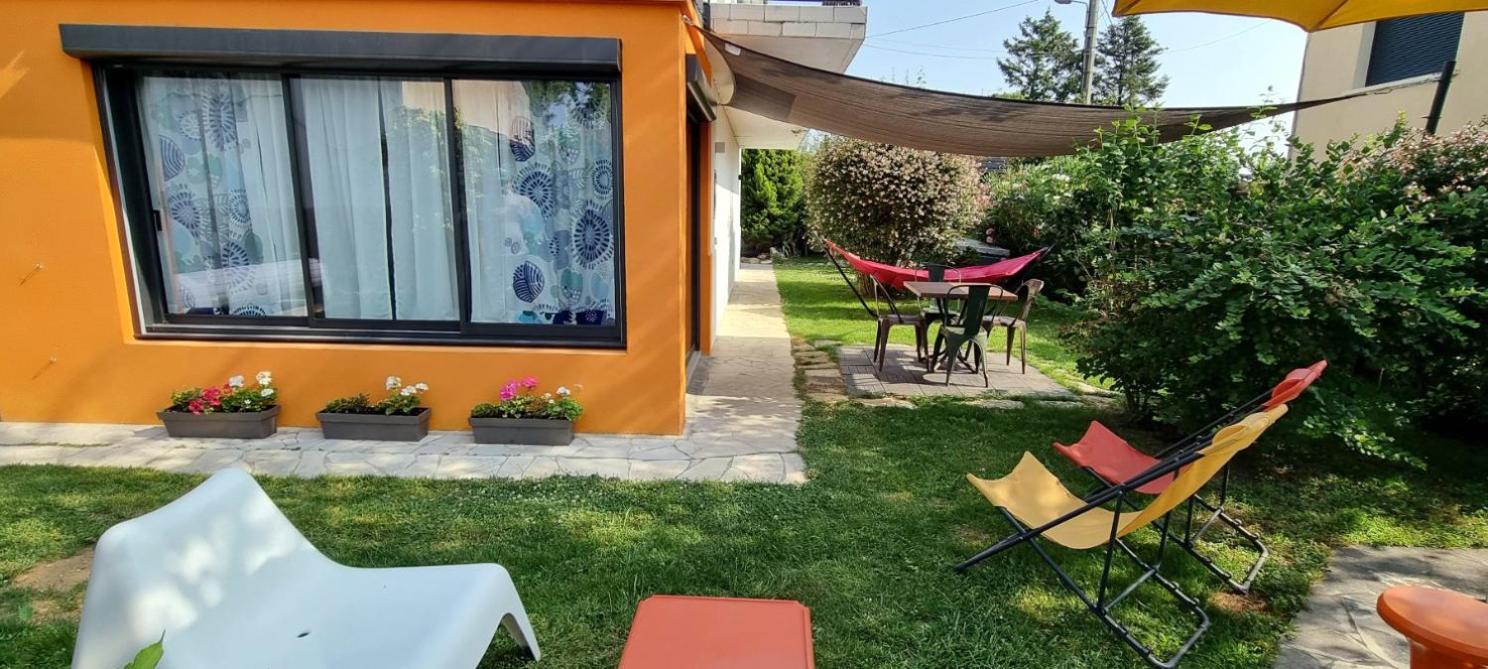 La Maison Pop Appartement Meuble Independant Avec Jardin Romans-sur-Isère Exteriér fotografie